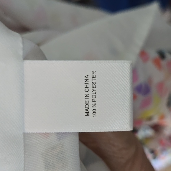 CECE Tie Neck Halter Shift Knee Length Dress in Candy Gem Multi Color Print Sz 8 - Picture 10 of 10